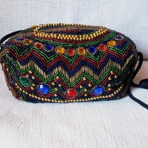 Jeweled and beaded evening bag Sopresa